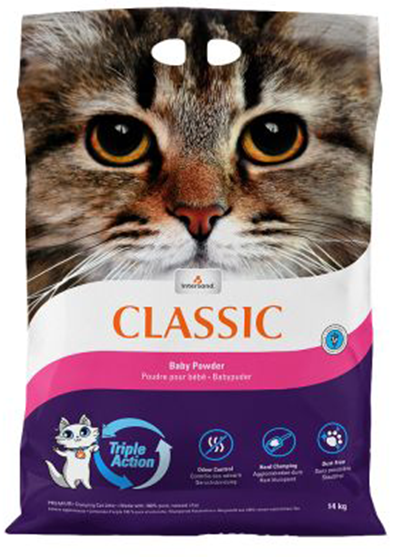 Picture of Intersand Classic Cat Litter - Baby Powder 7KG
