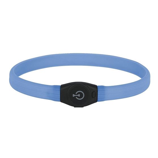 Picture of kerbl Maxi Safe LED Collar for Longhair, blue