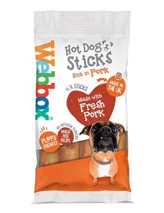 PetsJo. Webbox Meaty Hot Dog Sticks (4 