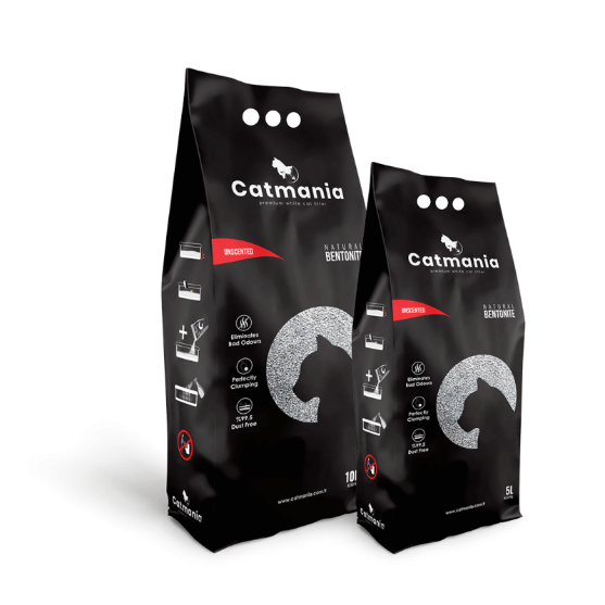 Picture of Catmania Unscented Natural Clumping Cat Litter  18kg