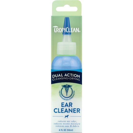Picture of Tropiclean Dual Action Ear Cleaner 118ml (4z)
