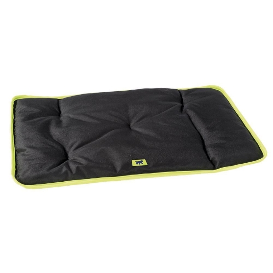 Picture of Ferplast Jolly 85 Padded Dog Mat (Black/Neon Green)