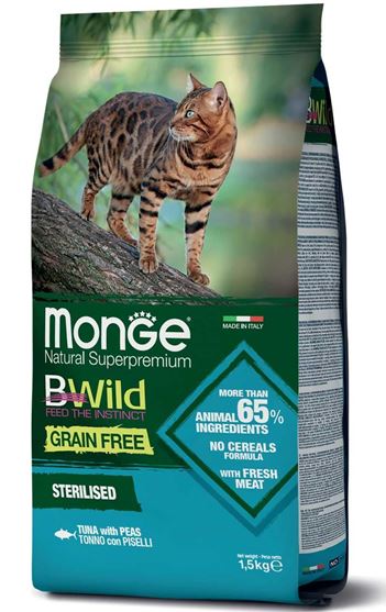 Picture of Monge Grain Free – Tuna with Peas – Sterilised 1.5 kg