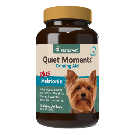 Picture of NaturVet Quiet Moments Calming Aid Dog Supplement (60 tabs)