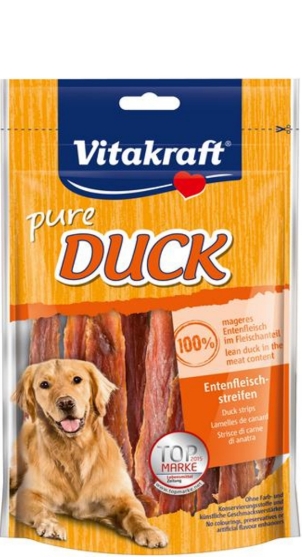 Picture of Vitakraft Pure Duck Fillet Strips Dog Treats (80g)