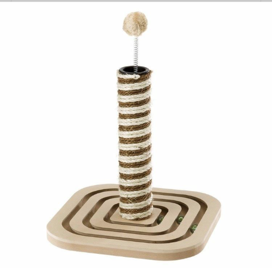 Picture of Ferplast PA 4001 Cat Scratcher with Ball Circuit and Spring Toy
