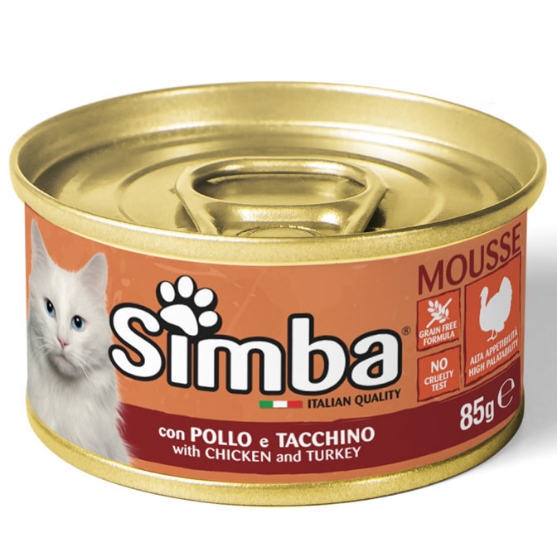 Picture of Monge Simba Mousse with Chicken and Turkey 85g (12/pack)