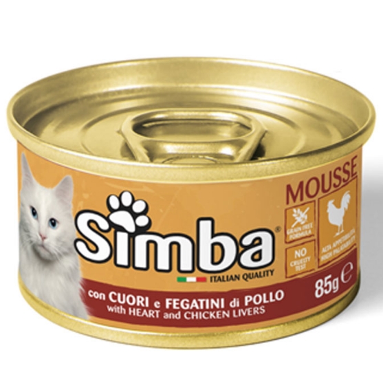 Picture of Monge Simba Mousse with Heart and Chicken Liver 85g (12/pack) 