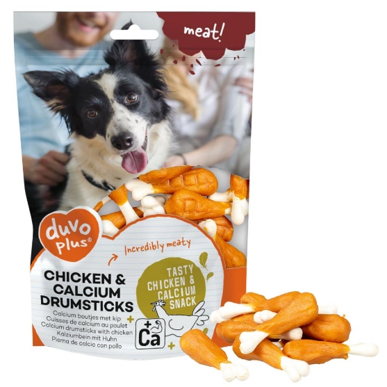 Picture of Duvo Meat! Chicken & Calcium Drumsticks 180 gr