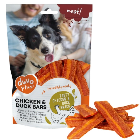 Picture of Duvo Meat! Chicken & Duck Bars 100 gr