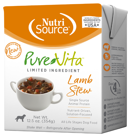 Picture of Nutrisource Pure Vita Lamb Stew 354g 