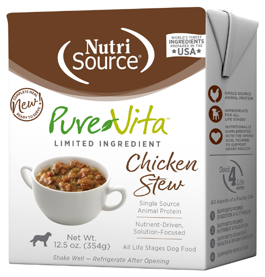 Picture of Nutrisource Pure Vita Chicken Stew 354g