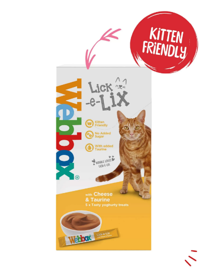 Picture of Webbox Lick-e-Lix Cheese & Taurine 75g (5/pack)