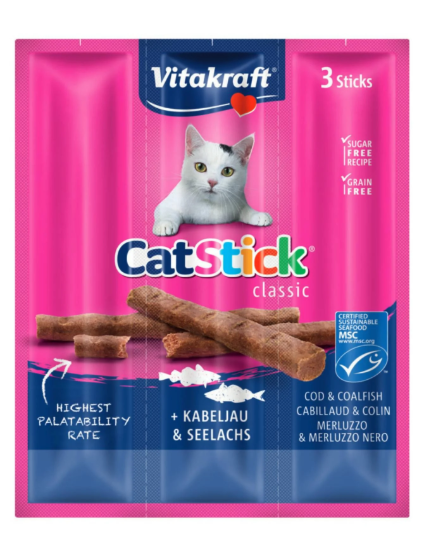 Picture of Vitakraft CatStick Cod & CoalFish 12g