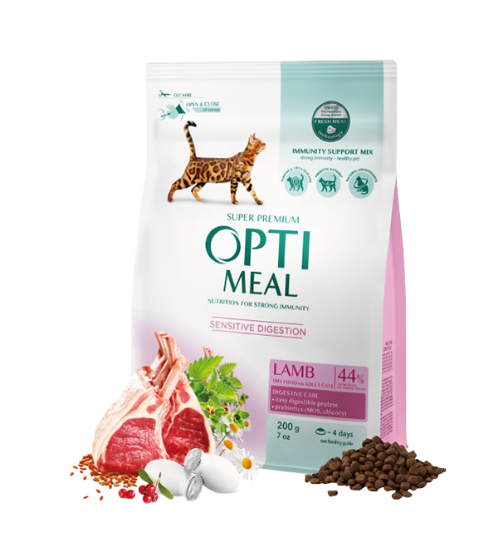 Picture of Optimal Sensitive Digestion Cat Lamb 4kg 