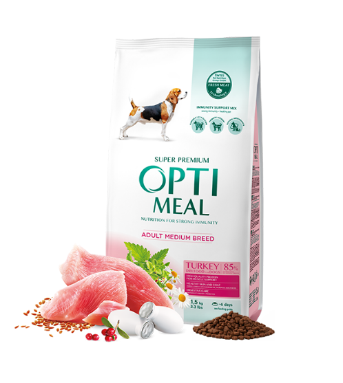 Picture of Optimal Adult Medium Turkey (10kg +2.5 free) 12.5 kg
