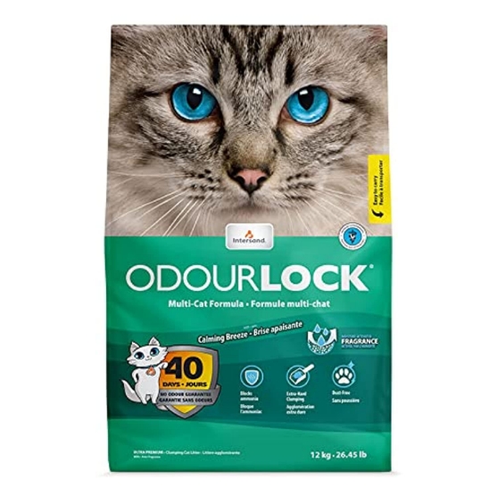 Picture of Intersand Cat Litter Odour Lock Calming Breeze 12KG 