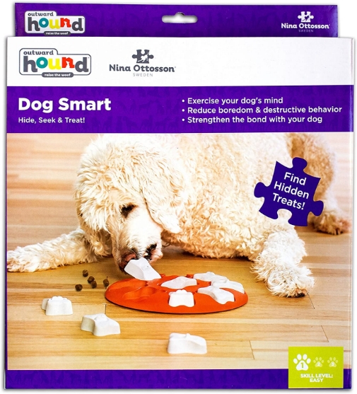 Picture of Outward Hound Nina Ottosson Dog Smart Orange Interactive Treat Puzzle Dog Toy