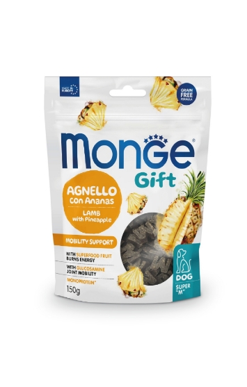 Picture of Monge Super “M” Mobility Support Lamb with Pineapple Adult 150g   