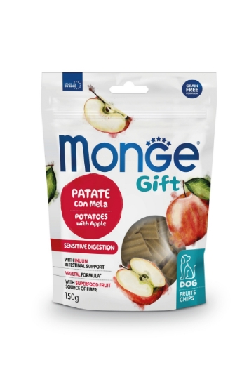Picture of Monge Fruits Chips – Sensitive Digestion – Potatoes with Apple – Adult 150g   