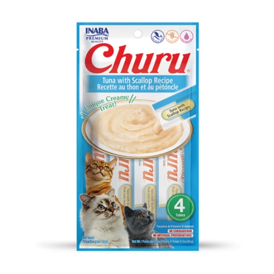 Picture of Inaba Churu pops Tuna with Scallop Recipe (4 tubes)