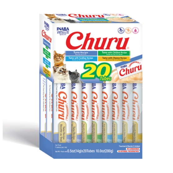 Picture of Inaba Churu Tuna Variety Box 20pcs