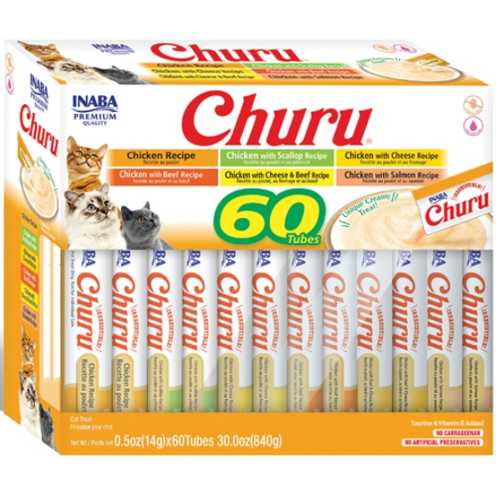 Picture of Inaba Churu Chicken Variety Box 60pcs  