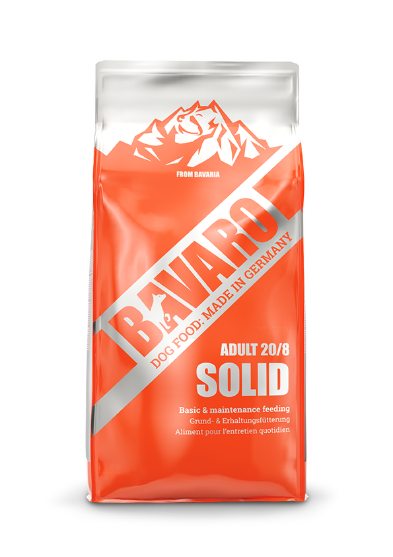 Picture of BAVARO Solid Adult 20/8 Dry Dog Food – 18 kg