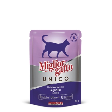 Picture of Miglior Gatto UNICO Cats Wet Food Mousse Lamb 85gm (12/pack)