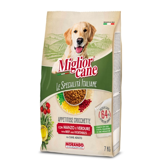 Picture of Miglior Cane Specialita Dog Adult Kibble with beef and vegetables 7kg