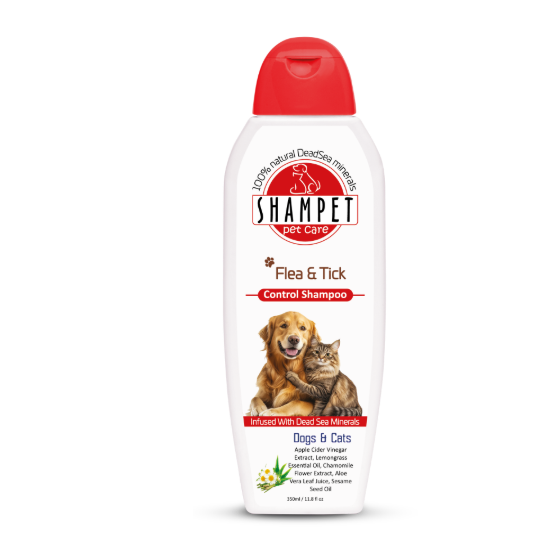 Picture of Shampet Pet Care Flea & Tick Control Shampoo (350ml)