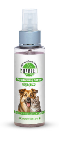 Picture of Shampet Deodorizing Spray for Dogs & Cats (Apple Scent, 100ml)