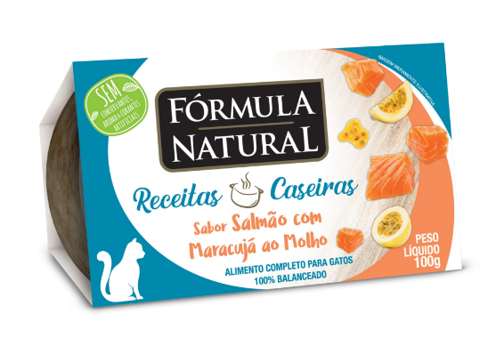Picture of Natural Formula Homemade Recipes Adult Cats Salmon with Passion Fruit Sauce 100g (12/pack) 