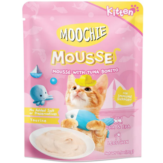 Picture of Moochie Mousse with Tuna Bonito kitten 70g(12/pack)