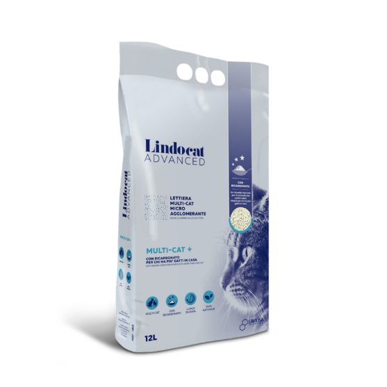 Picture of Lindocat Advanced Multi-Cat + Clumping Cat Litter (12L)