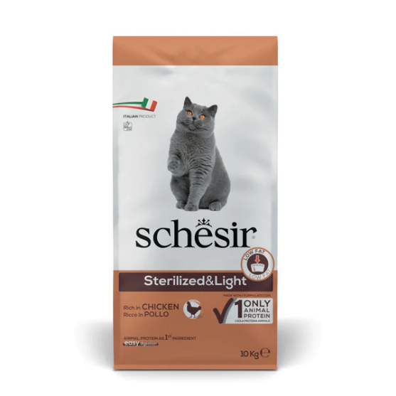 Picture of Schesir Adult Sterilized  & overweight Rich In Chicken 10kg 