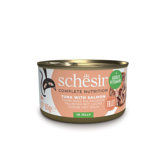 Picture of Schesir Tuna with salmon in jelly 85g 