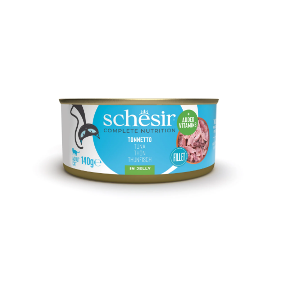 Picture of Schesir Complete Nutrition Tuna in Jelly Cat Wet Food Can  70g  (3-Pack)