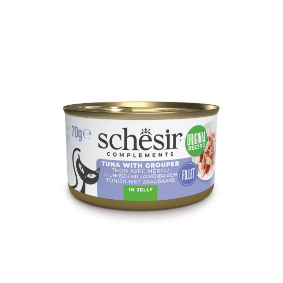 Picture of Schesir Complementary Tuna with grouper in jelly 70g   