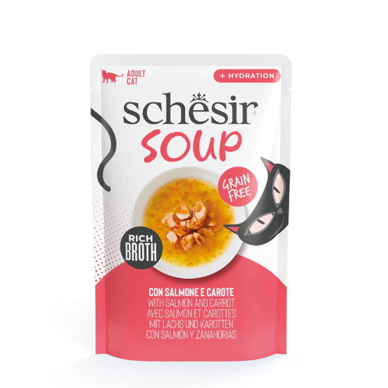 Picture of Schesir Pink salmon in soup 40g (6/pack)  - copy