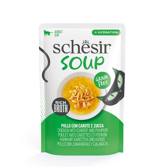 Picture of Schesir Chicken with pumpkin soup 40g (6/pack)  