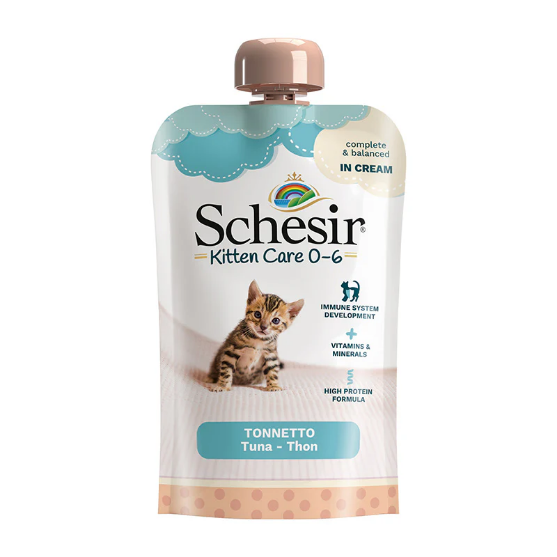 Picture of Schesir Kitten Tuna in cream 150g