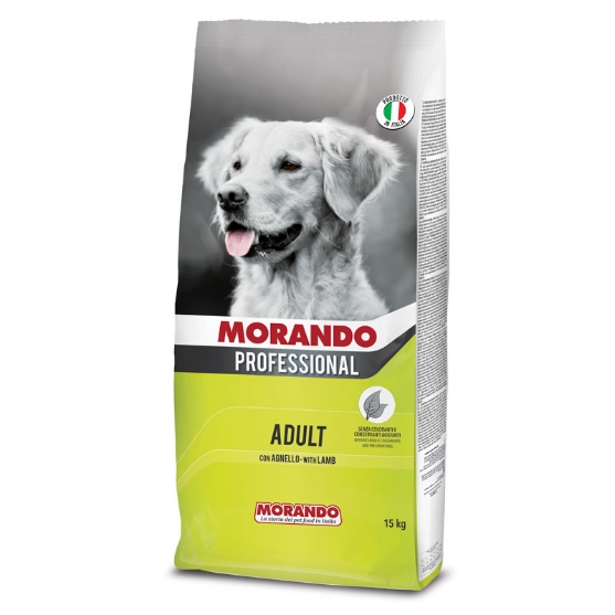 Picture of MORANDO PROF.  CROQUETTES WITH LAMB ADULT 15KG