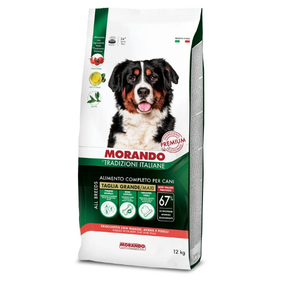 Picture of MC TRADITA Adult Maxi Kibble with Beef, Oats and Peas 12KG