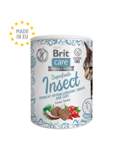 Picture of Brit Care Superfruits Insect with Coconut Oil and Rosehips 100g (3/pack)