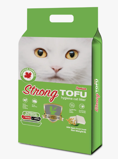 Picture of green apple Strong Tofu Premium Cat Litter 6L (2/pack)