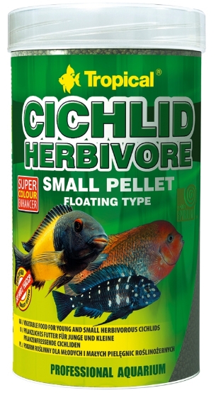 Picture of Tropical Cichlid Herbivore Small Pellet 250ml