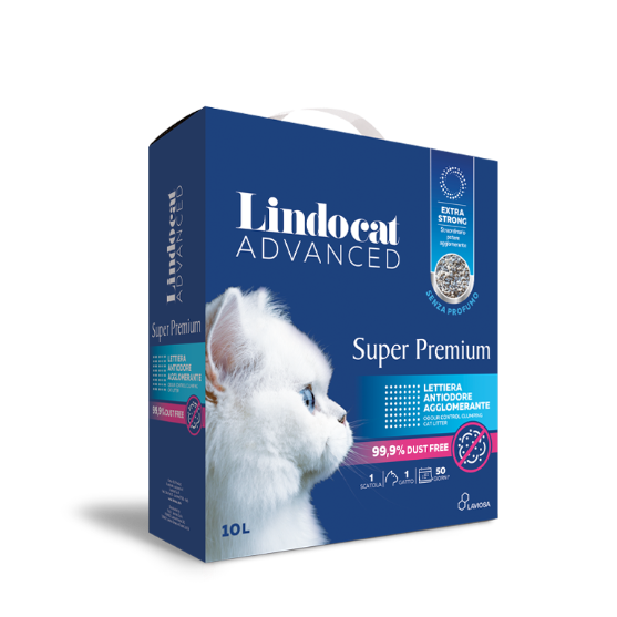 Picture of Lindocat Advanced Super Premium Multi-Cat Litter – Unscented (10L)