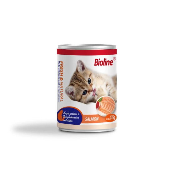 Picture of Bioline Cat Salmon Recipe 375g (12/pack)  