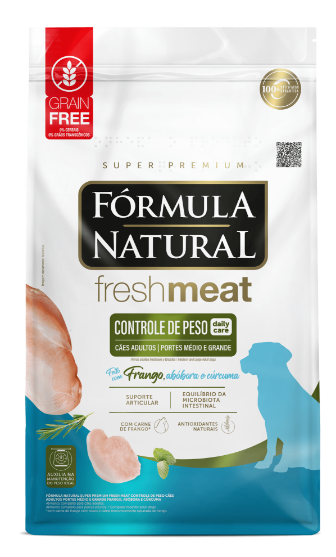 Picture of Formula Natural Super Premium Fresh Meat Weight Control Adult Dogs Medium and Large Breeds Chicken, Pumpkin and Turmeric 2.5kg